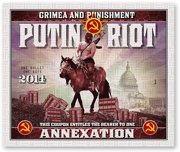 Putin Riot by Stephen Barnwell