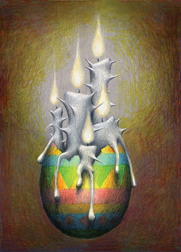 Easter Candles by Stephen Barnwell