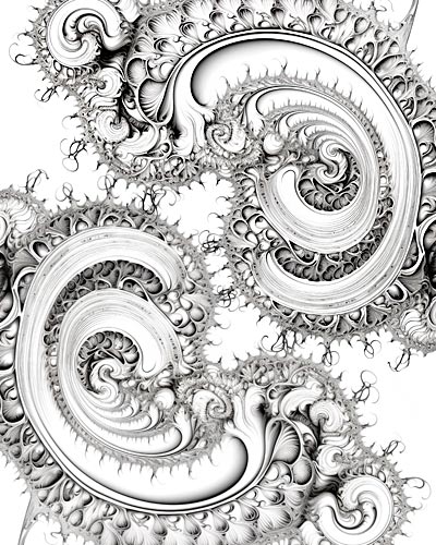 Living Fractals 2 by Midge Turing