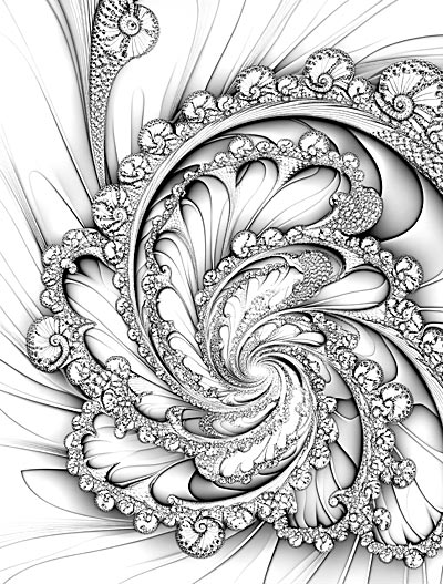 Living Fractals 3 by Midge Turing