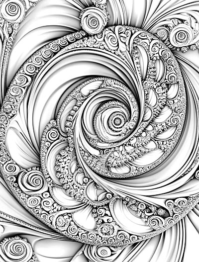 Living Fractals 3 by Midge Turing