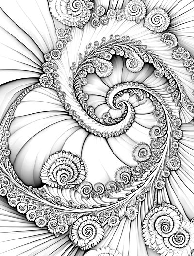 Living Fractals 3 by Midge Turing